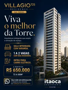Apartamento com 3 Quartos à venda, 76m² no Torre, Recife