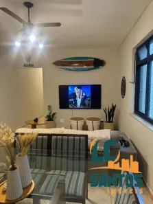 Apartamento com 2 Quartos para alugar, 110m² no Ponta da Praia, Santos