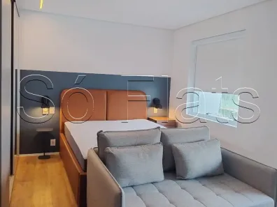 Flat com 1 Quarto para alugar, 29m² no Cidade Monções, São Paulo