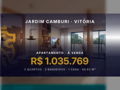 Apartamento com 2 Quartos à venda, 68m² no Jardim Camburi, Vitória
