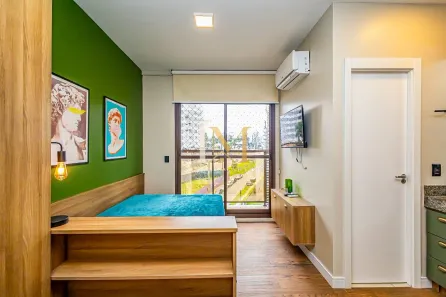 Apartamento com 1 Quarto para alugar, 32m² no Mossunguê, Curitiba