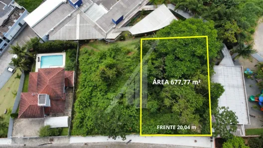 Lote/Terreno à venda, 677m² no Água Verde, Blumenau