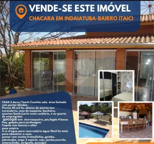 Casa de Condomínio com 3 Quartos à venda, 110m² no Jardim dos Laranjais, Indaiatuba