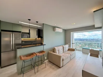 Apartamento com 1 Quarto para alugar, 50m² no Campo Belo, São Paulo