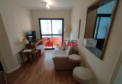 Flat com 1 Quarto à venda, 43m² no Cidade Monções, São Paulo