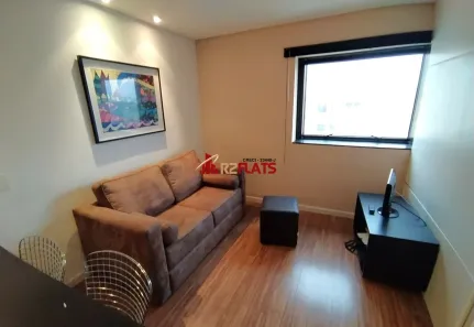 Flat com 1 Quarto para alugar, 40m² no Jardim Paulista, São Paulo