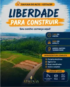 Lote/Terreno à venda, 500m² no Esmeralda Park (Caucaia do Alto), Cotia