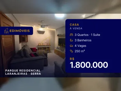 Casa com 3 Quartos à venda, 250m² no Parque Residencial Laranjeiras, Serra