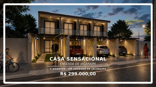 Casa com 2 Quartos à venda, 75m² no Enseada de Jacaraípe, Serra