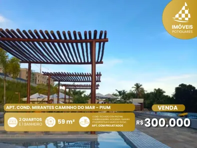 Apartamento com 2 Quartos à venda, 59m² no Pium (Distrito Litoral), Parnamirim