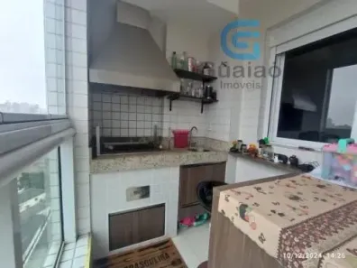Apartamento com 3 Quartos para alugar, 87m² no Macuco, Santos