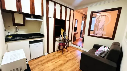 Apartamento com 1 Quarto para alugar, 35m² no Cerqueira César, São Paulo