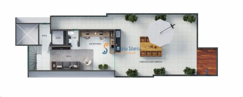 Cobertura com 4 quartos — Cidade Nova, Belo Horizonte