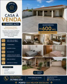 Casa com 4 Quartos à venda, 180m² no Alto, Botucatu