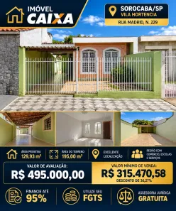 Casa com 2 Quartos à venda, 129m² no Vila Hortência, Sorocaba