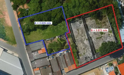 Lote/Terreno à venda, 3870m² no Jardim Vista Alegre, Ferraz de Vasconcelos
