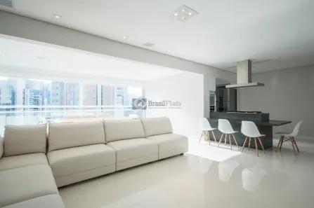 Apartamento com 2 Quartos para alugar, 110m² no Cidade Monções, São Paulo