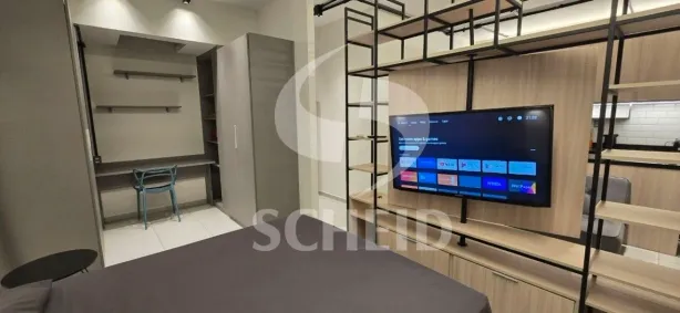 Apartamento com 1 Quarto para alugar, 40m² no Brooklin Paulista, São Paulo