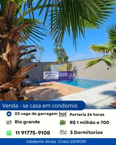 Casa de Condomínio com 3 Quartos à venda, 150m² no Centro, Ribeirão Pires
