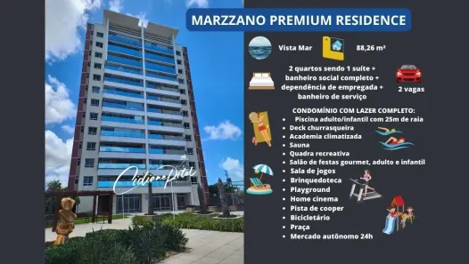 Apartamento com 2 Quartos para venda ou aluguel, 88m² no De Lourdes, Fortaleza