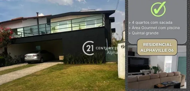 Casa de Condomínio com 4 Quartos à venda, 324m² no Alphaville, Santana de Parnaíba