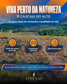 Lote/Terreno à venda, 500m² no Jardim Monte Verde (Caucaia do Alto), Cotia