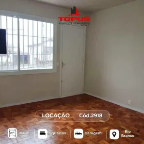 Apartamento com 3 Quartos para alugar, 104m² no São Pelegrino, Caxias do Sul