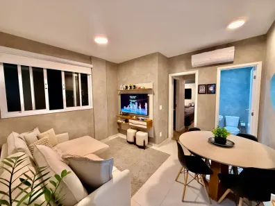 Apartamento com 1 Quarto para alugar, 45m² no Ponta da Praia, Santos
