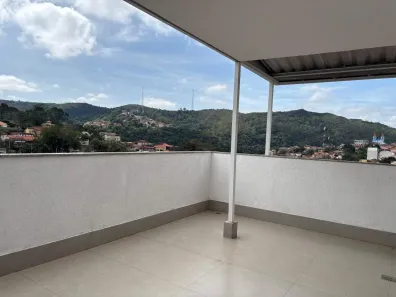 Cobertura com 3 Quartos para alugar, 160m² no Centro, Nova Lima