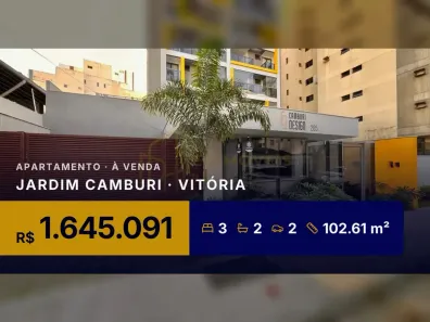 Apartamento com 3 Quartos à venda, 102m² no Jardim Camburi, Vitória