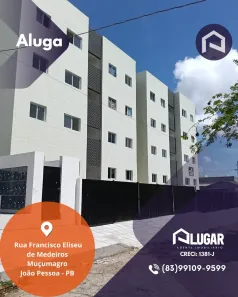 Apartamento com 2 Quartos para alugar, 55m² no Muçumagro, João Pessoa