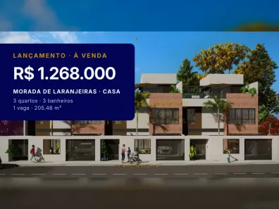 Casa com 3 Quartos à venda, 205m² no Morada de Laranjeiras, Serra