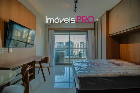 Apartamento com 1 Quarto para alugar, 30m² no Indianópolis, São Paulo
