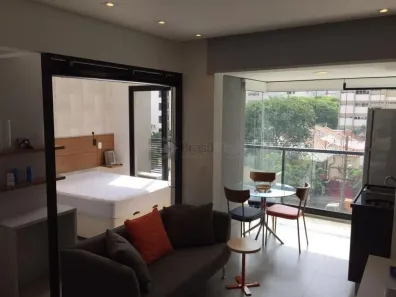 Flat com 1 Quarto para alugar, 32m² no Jardim Paulista, São Paulo