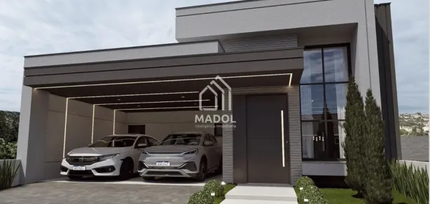 Casa de Condomínio com 3 Quartos à venda, 166m² no Jardim Carvalho, Ponta Grossa