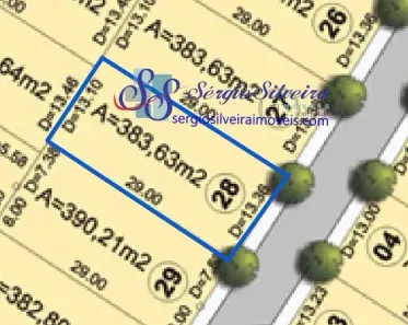 Lote/Terreno à venda, 383m² no Coaçu, Eusébio