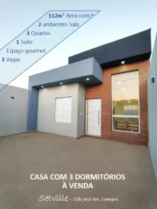 Casa com 3 Quartos à venda, 175m² no Setville Altos de São José, São José dos Campos