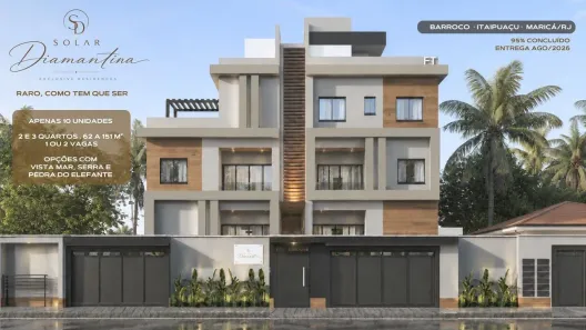 Apartamento com 3 Quartos à venda, 120m² no Barroco (Itaipuaçu), Maricá