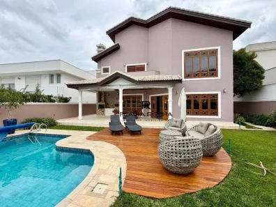 Casa de Condomínio com 4 Quartos para alugar, 392m² no Residencial Morada dos Lagos, Barueri