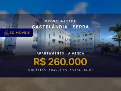 Apartamento com 3 Quartos à venda, 64m² no Castelândia, Serra