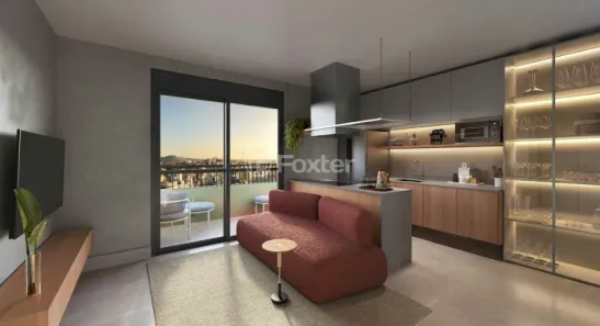Apartamento com 1 Quarto à venda, 38m² no Menino Deus, Porto Alegre