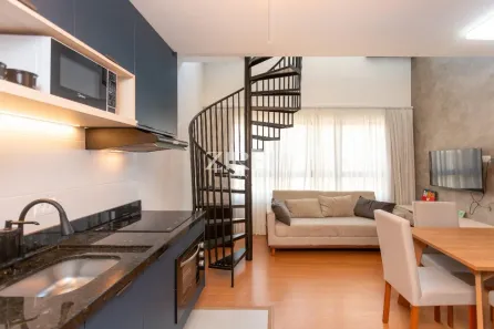 Apartamento com 1 Quarto para alugar, 45m² no Água Verde, Curitiba