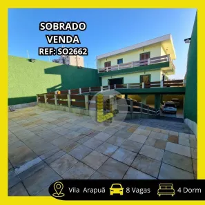 Sobrado com 4 Quartos à venda, 410m² no Vila Arapuã, São Paulo