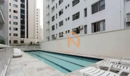 Apartamento com 1 Quarto para alugar, 45m² no Indianópolis, São Paulo