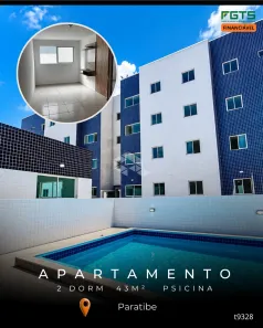 Apartamento com 2 Quartos à venda, 43m² no Paratibe, João Pessoa