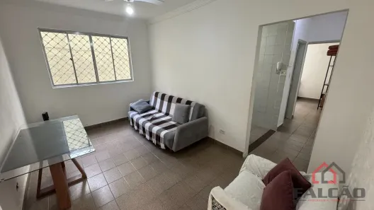 Apartamento com 1 Quarto para alugar, 40m² no Gonzaga, Santos