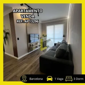 Apartamento com 3 Quartos à venda, 68m² no Barcelona, São Caetano do Sul