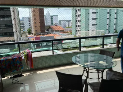 Apartamento com 4 Quartos para alugar, 298m² no Tambaú, João Pessoa