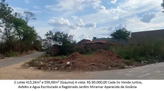 Lote/Terreno à venda, 415m² no Jardim Miramar, Aparecida de Goiânia