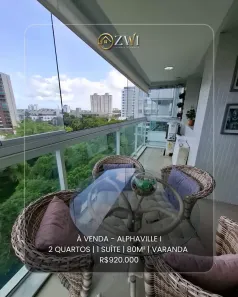 Apartamento com 2 Quartos à venda, 80m² no Alphaville I, Salvador